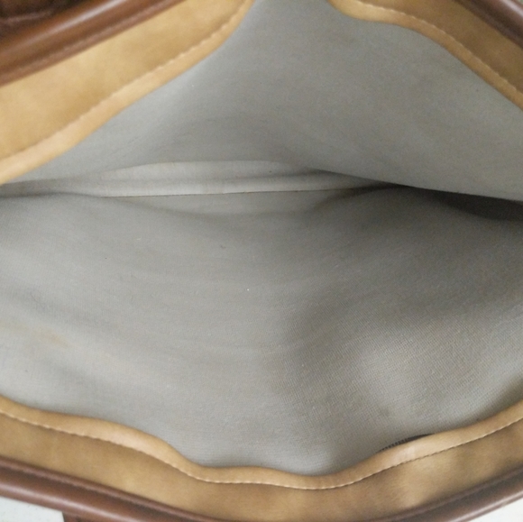 Snakeskin Leather Purse Convertible Shoulder Bag To Clutch Brown - Picture 12 of 12